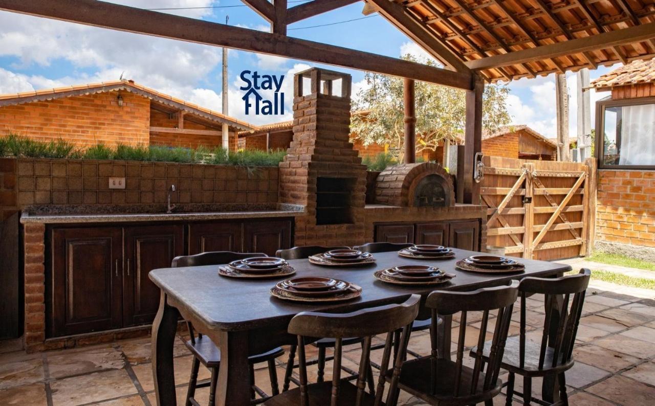 Casa em Gravata com Piscina e Churrasqueira e Forno de Pizza - SH010 Esterno foto
