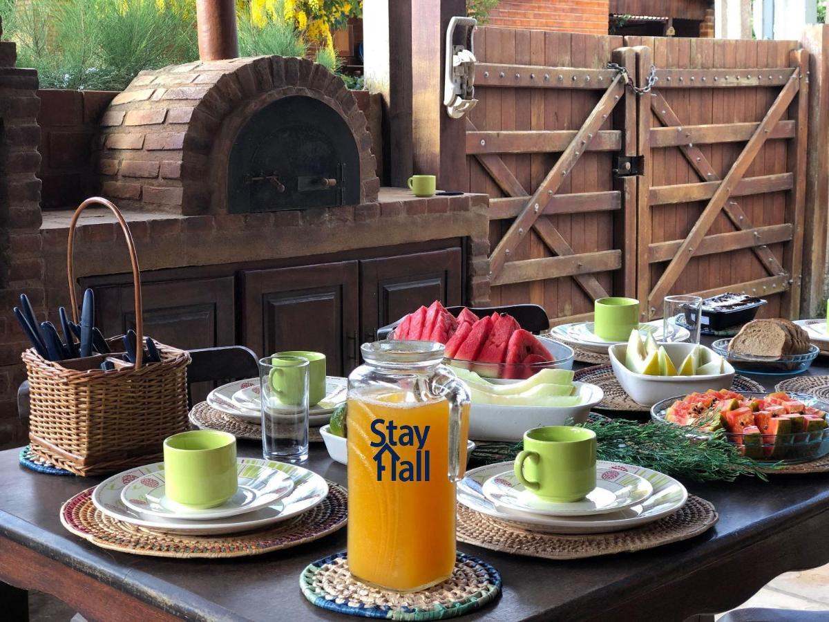 Casa em Gravata com Piscina e Churrasqueira e Forno de Pizza - SH010 Esterno foto